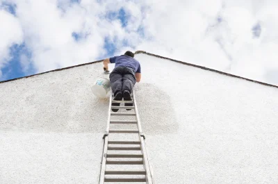 Peinture extérieure à Trédion — façades et ravalement
